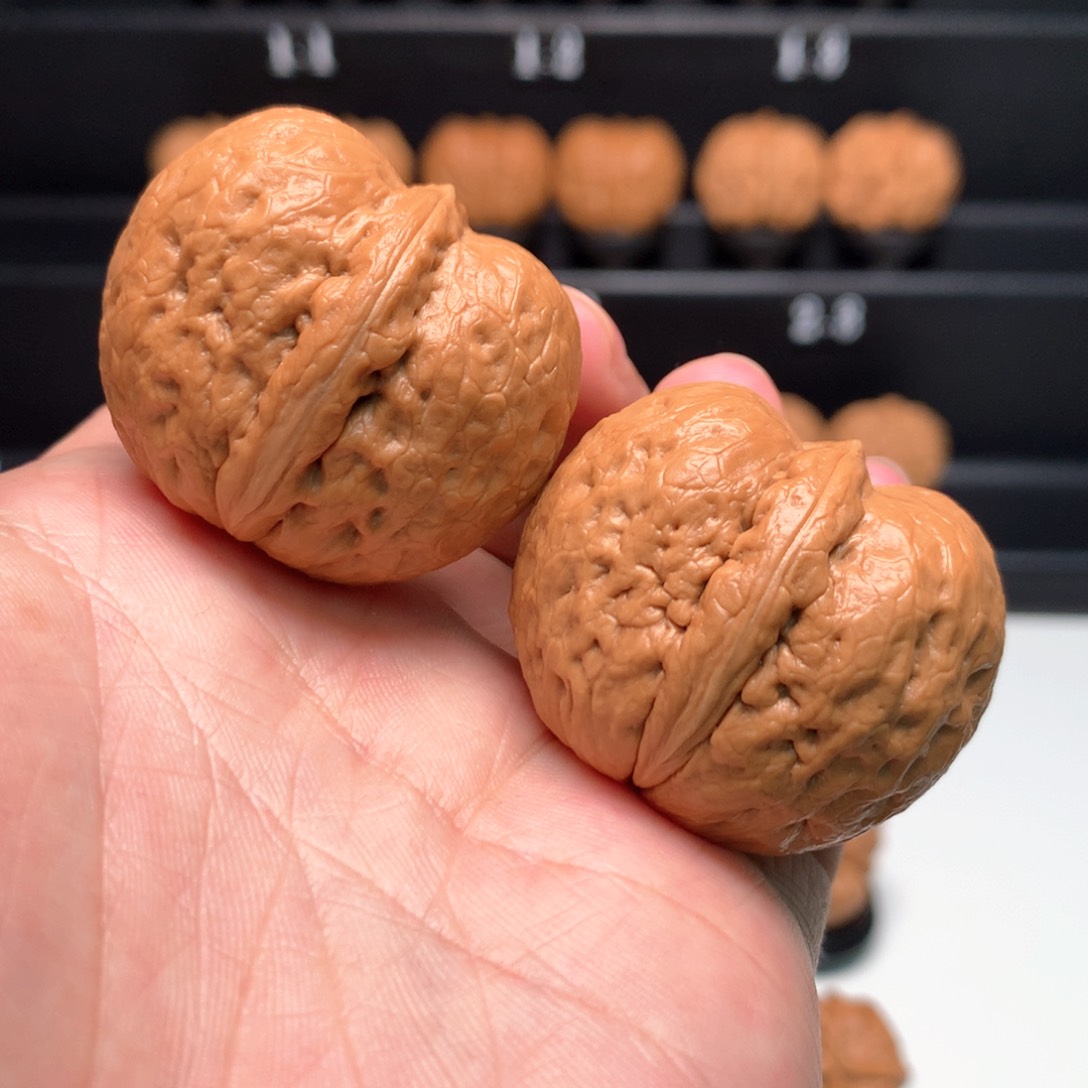 把件文玩核桃过*老树炸二元宝