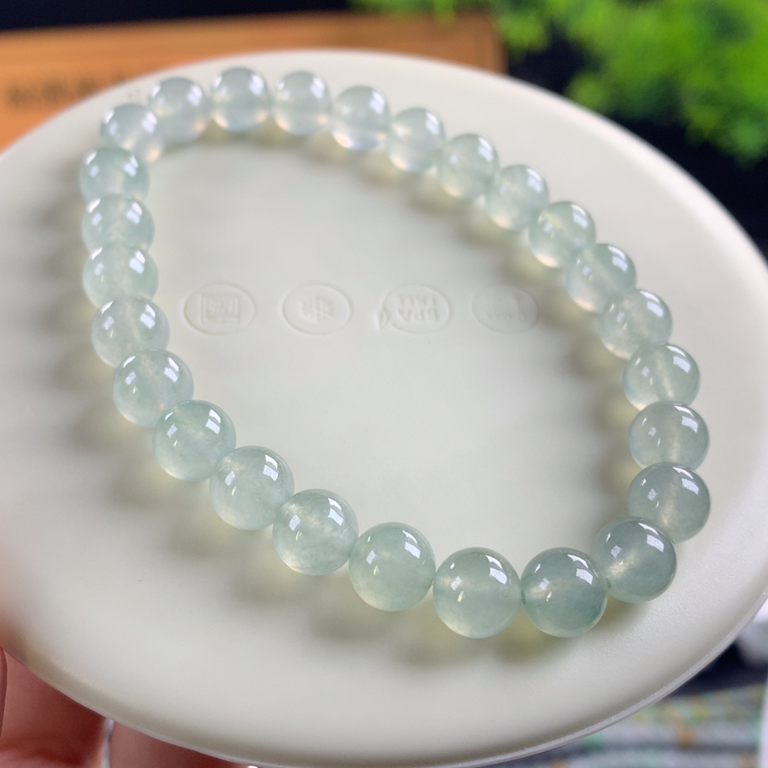 翡翠未镶嵌手链卡7