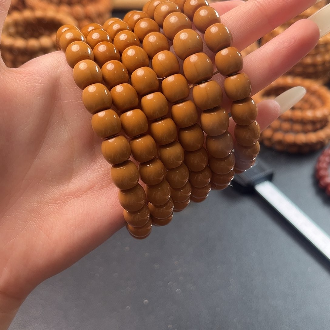 猴头核桃手串反油无暇轻微小油点直切9尺寸带配饰