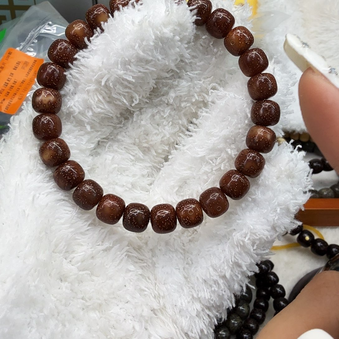 星月菩提手串78尽头粉冰星月菩提单圈98桶