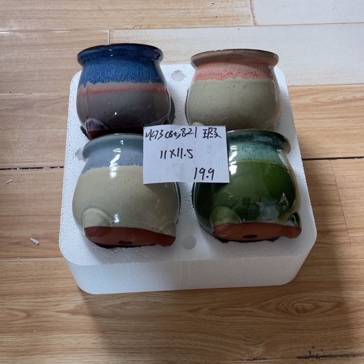 粗陶多肉花盆微瑕821