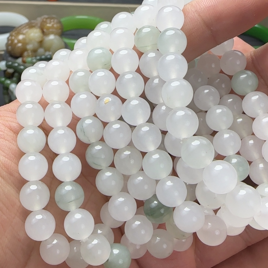 石英质玉颈饰未镶嵌拍一发一