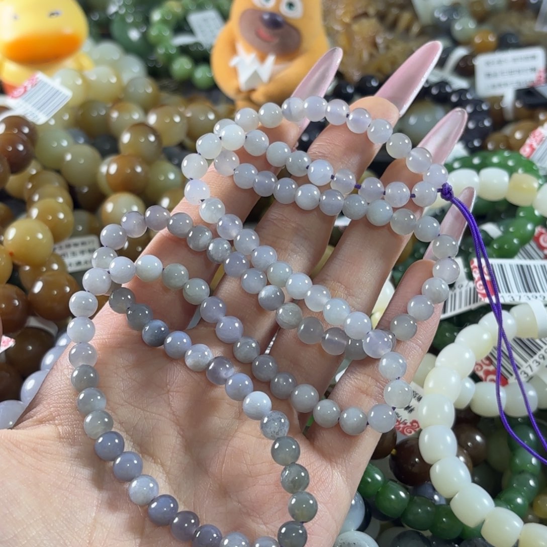 和田玉未镶嵌手链435