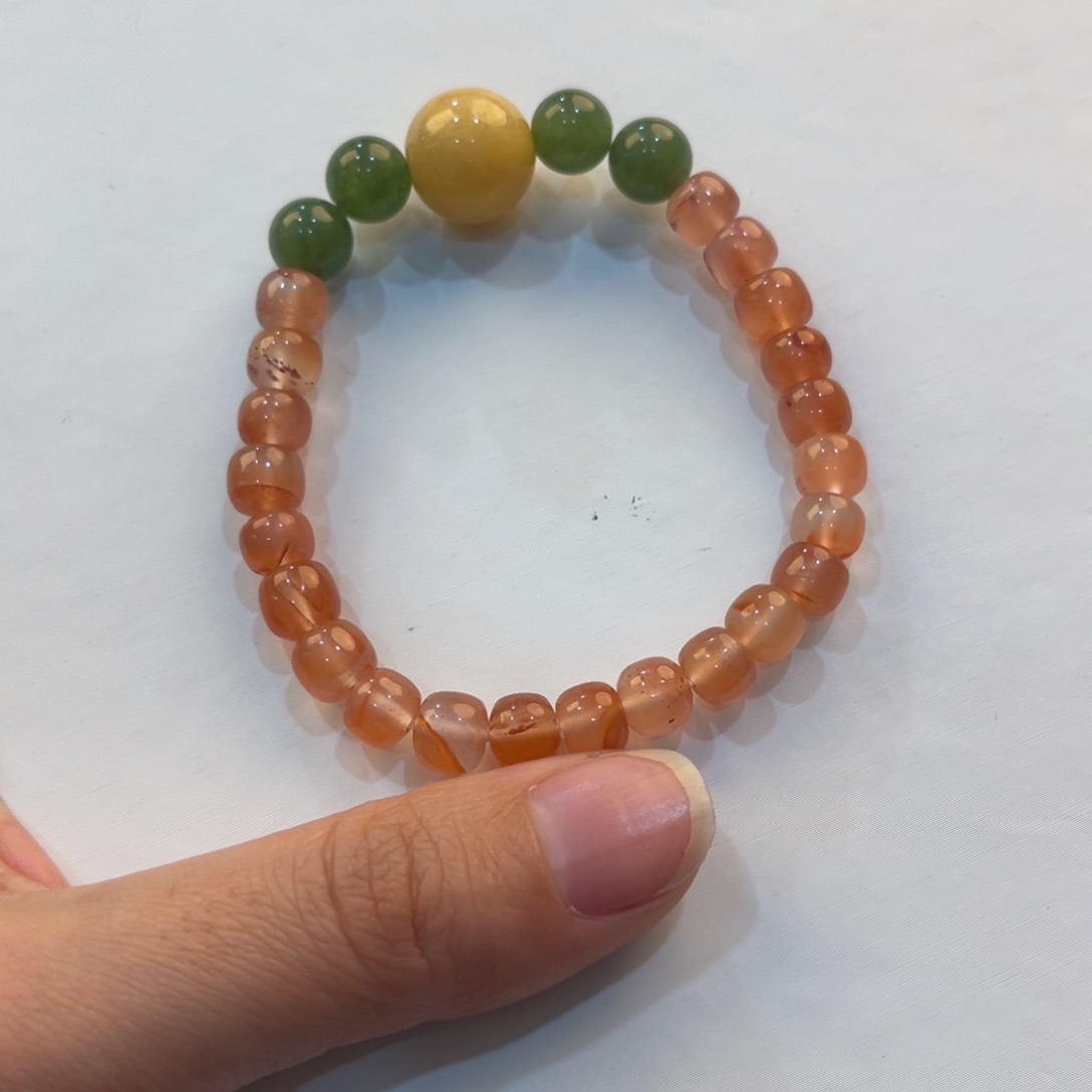 翡翠手链未镶嵌手串