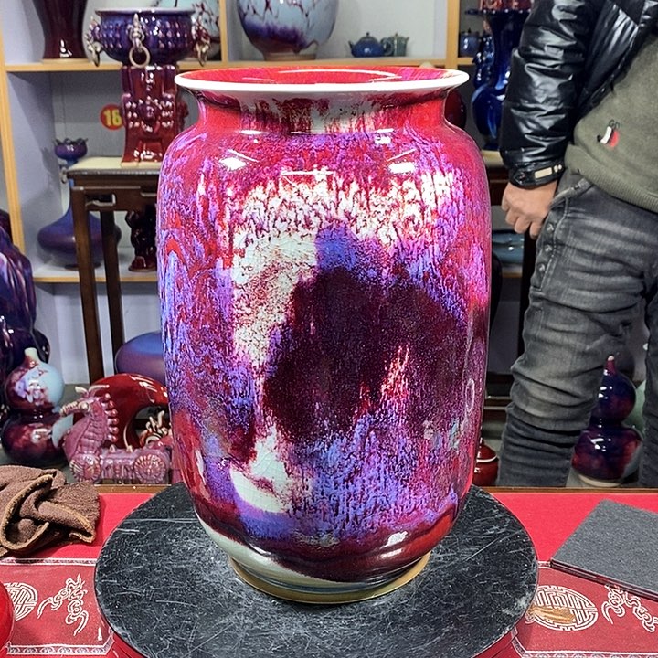 瓶卓****）中国神垕精品钧瓷