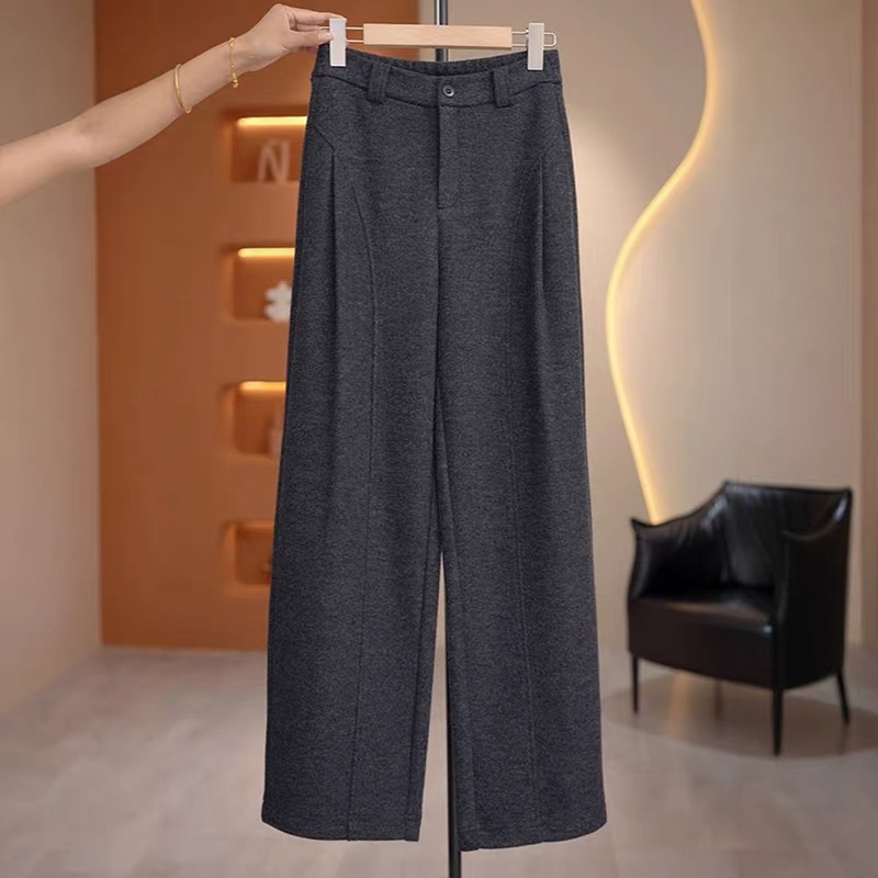 〈纪朵研〉1717秋冬直筒时尚外穿休闲裤