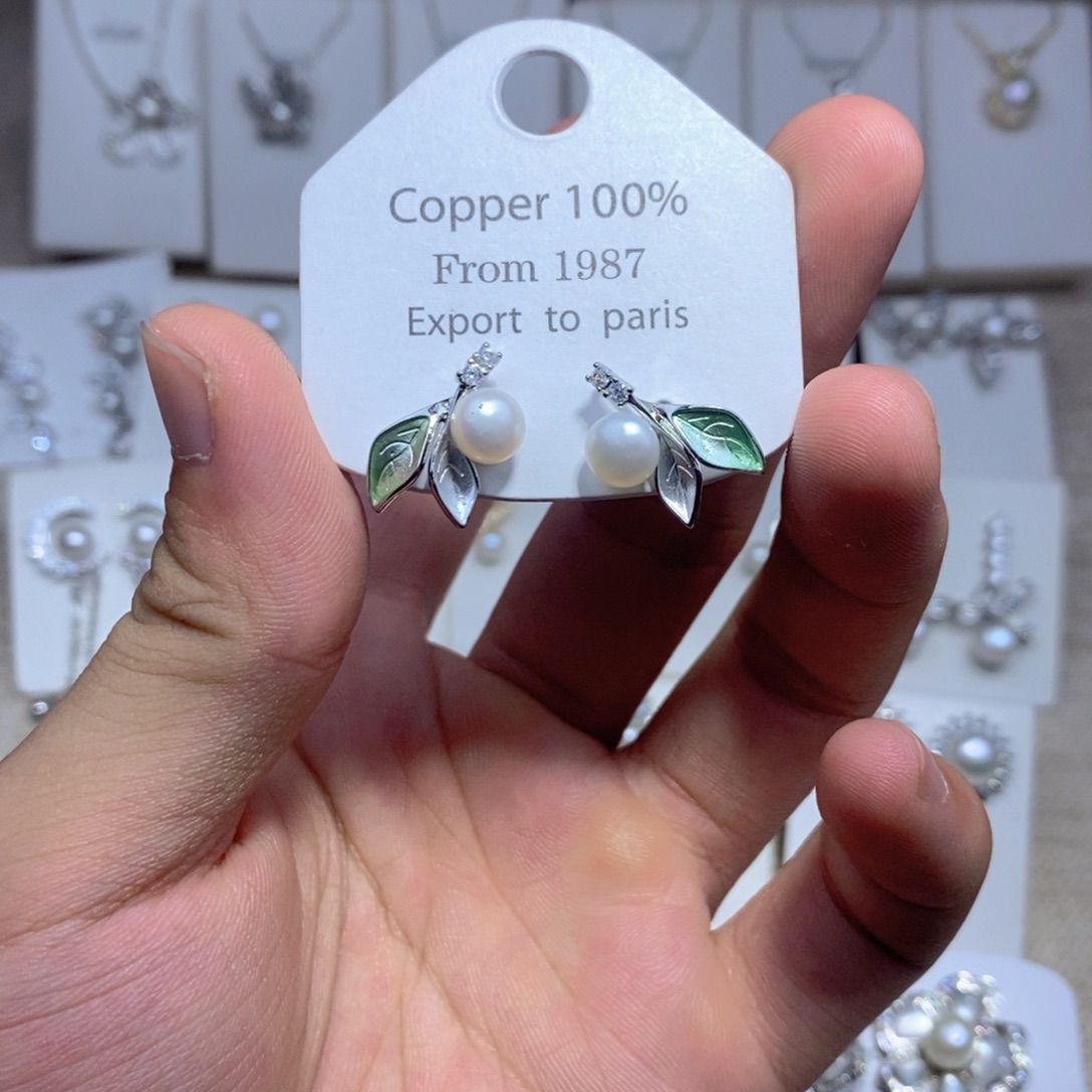 未镶嵌耳饰淡水珍珠