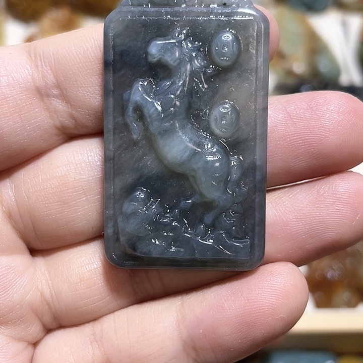 岫玉吊坠(不含链)未镶嵌