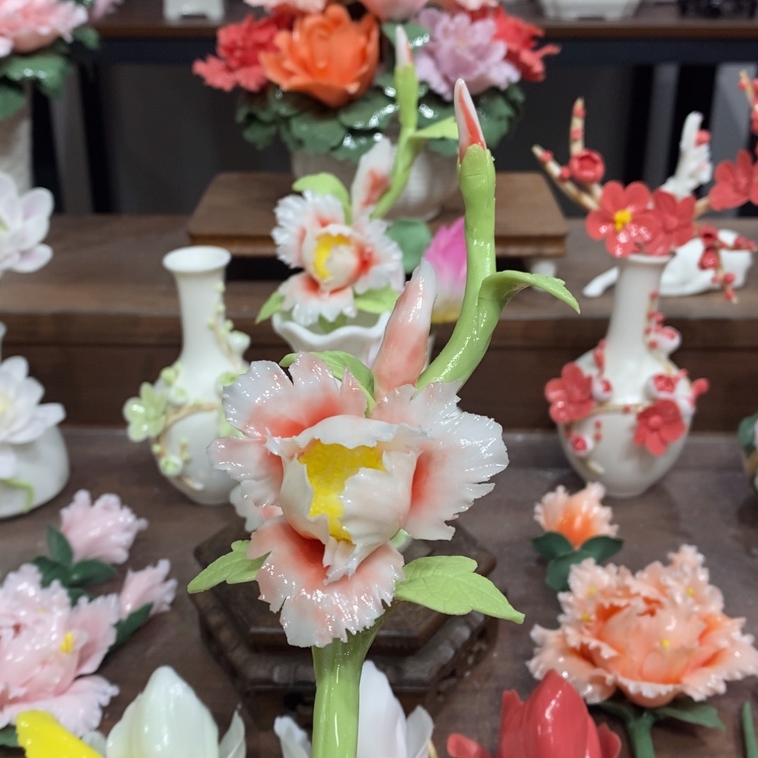 瓷片陶瓷工艺品摆件