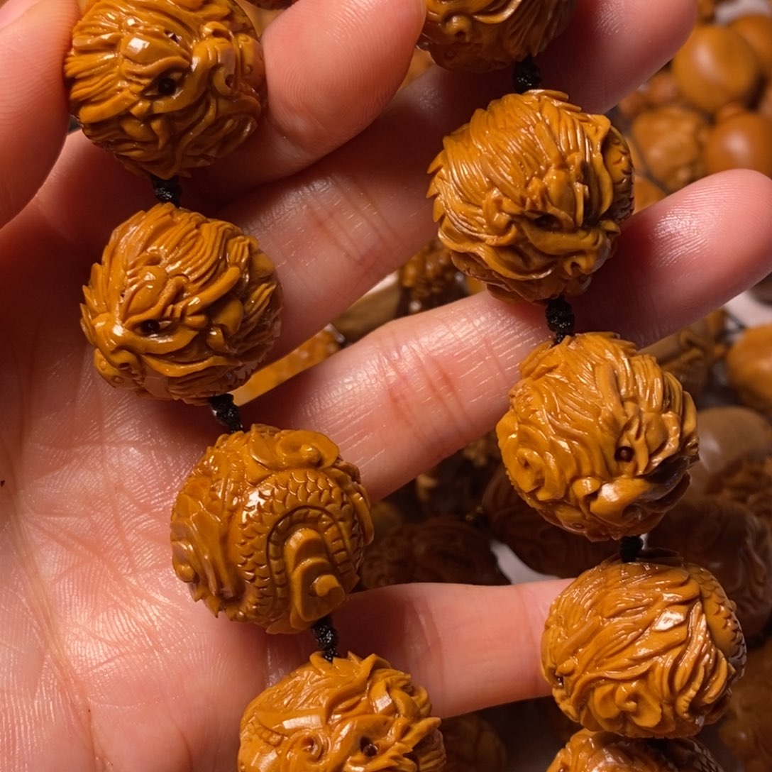 橄榄核手串/手链铁**࿐九龙手串