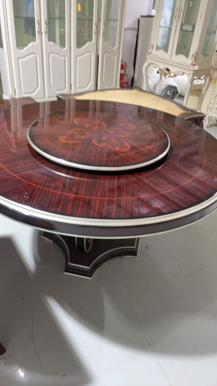 圆餐桌欧美实木1.5米