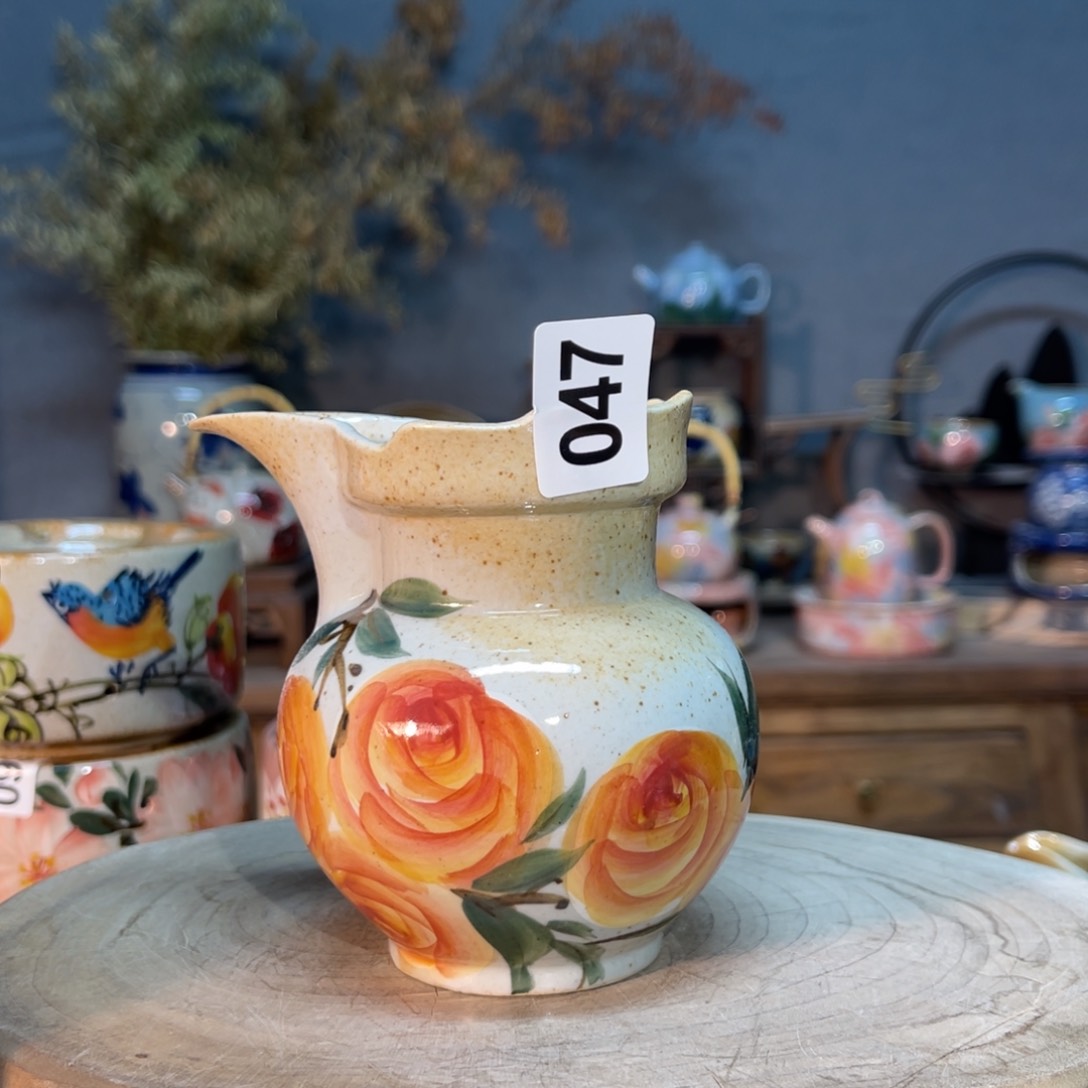 杯素浅陶瓷手工手绘