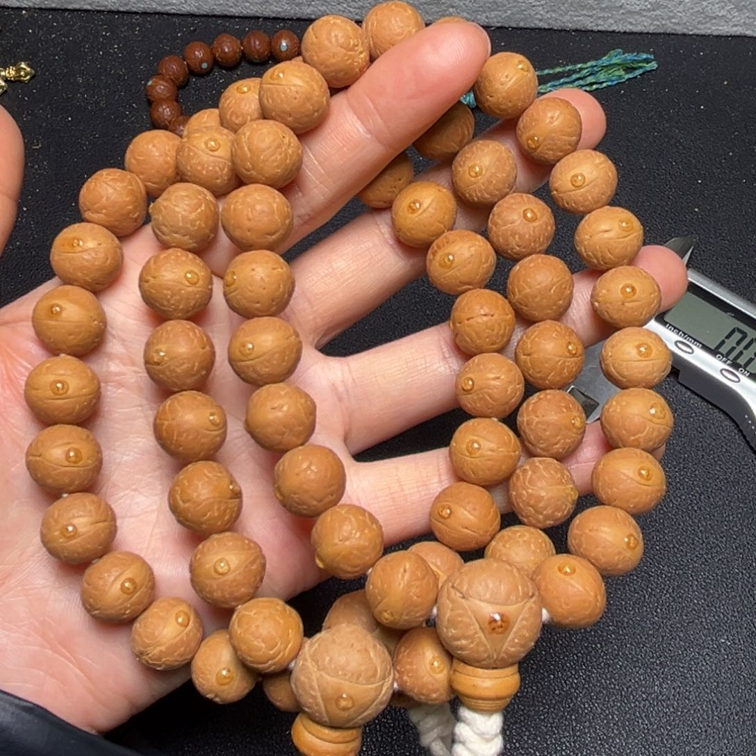 凤眼菩提吊坠13mm精品手串