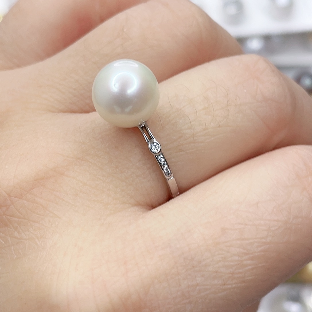 淡水珍珠颈饰银S925镶嵌