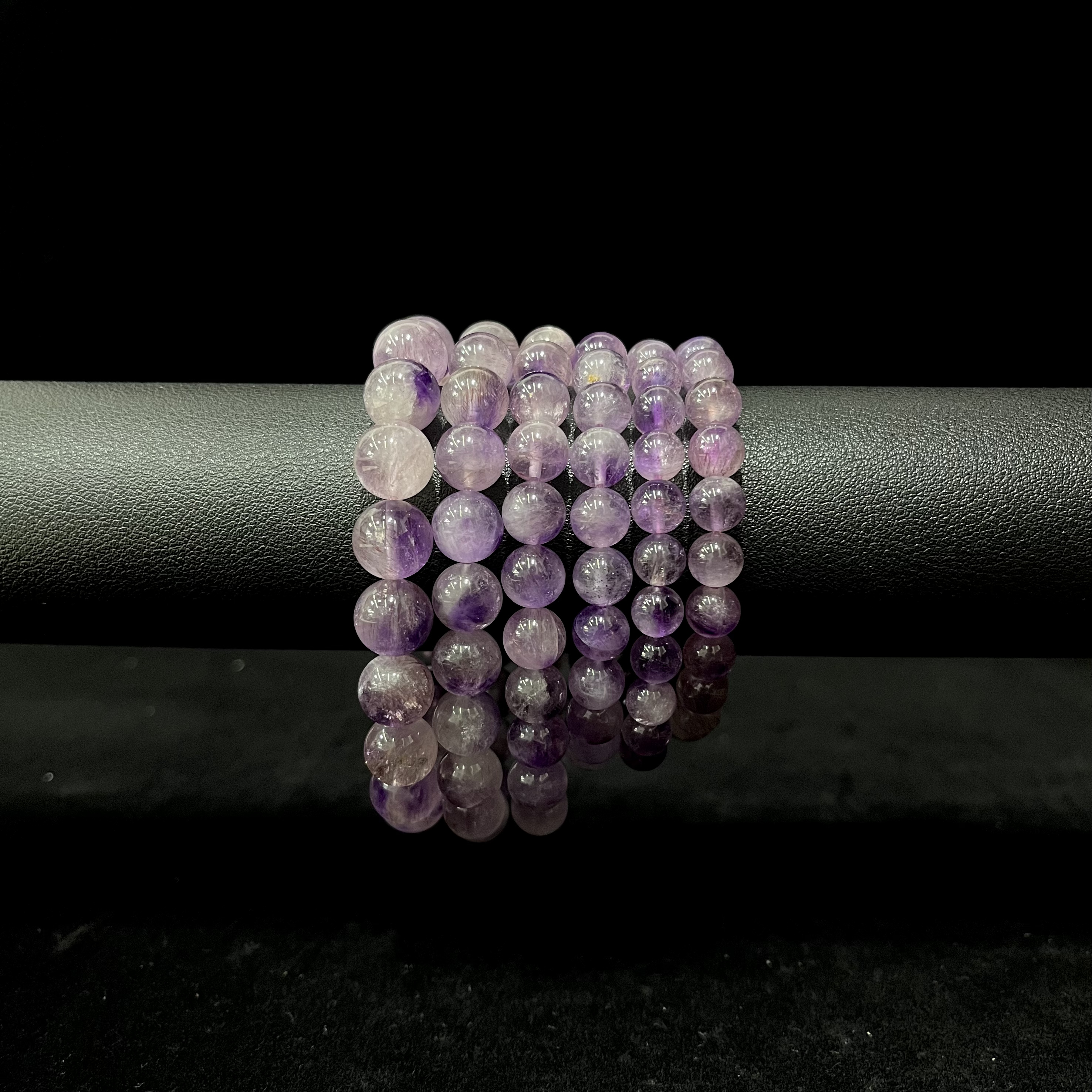 金草莓紫超七 圆珠单圈手串6-11mm+合集 FX-6125（多样性，发一件）
