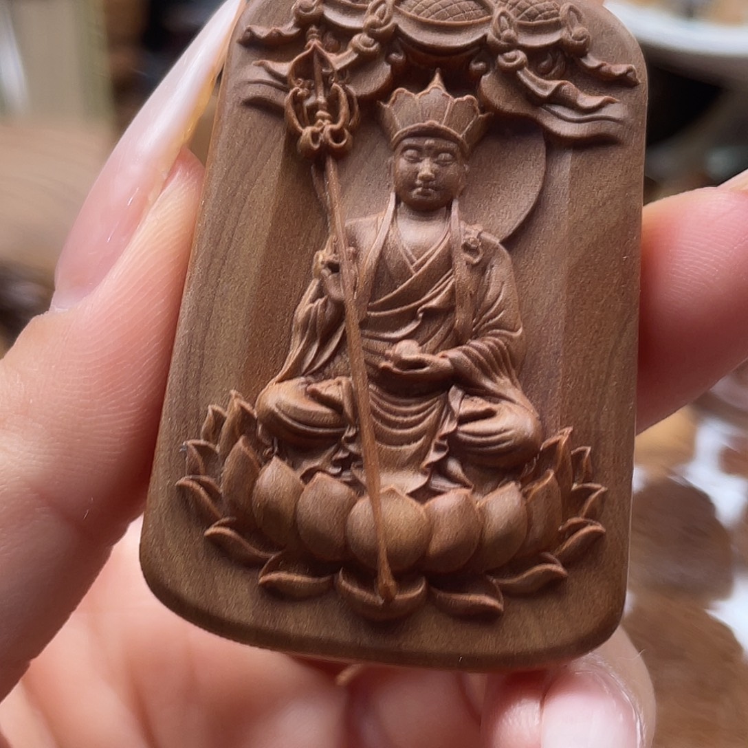 檀香木地藏王菩萨