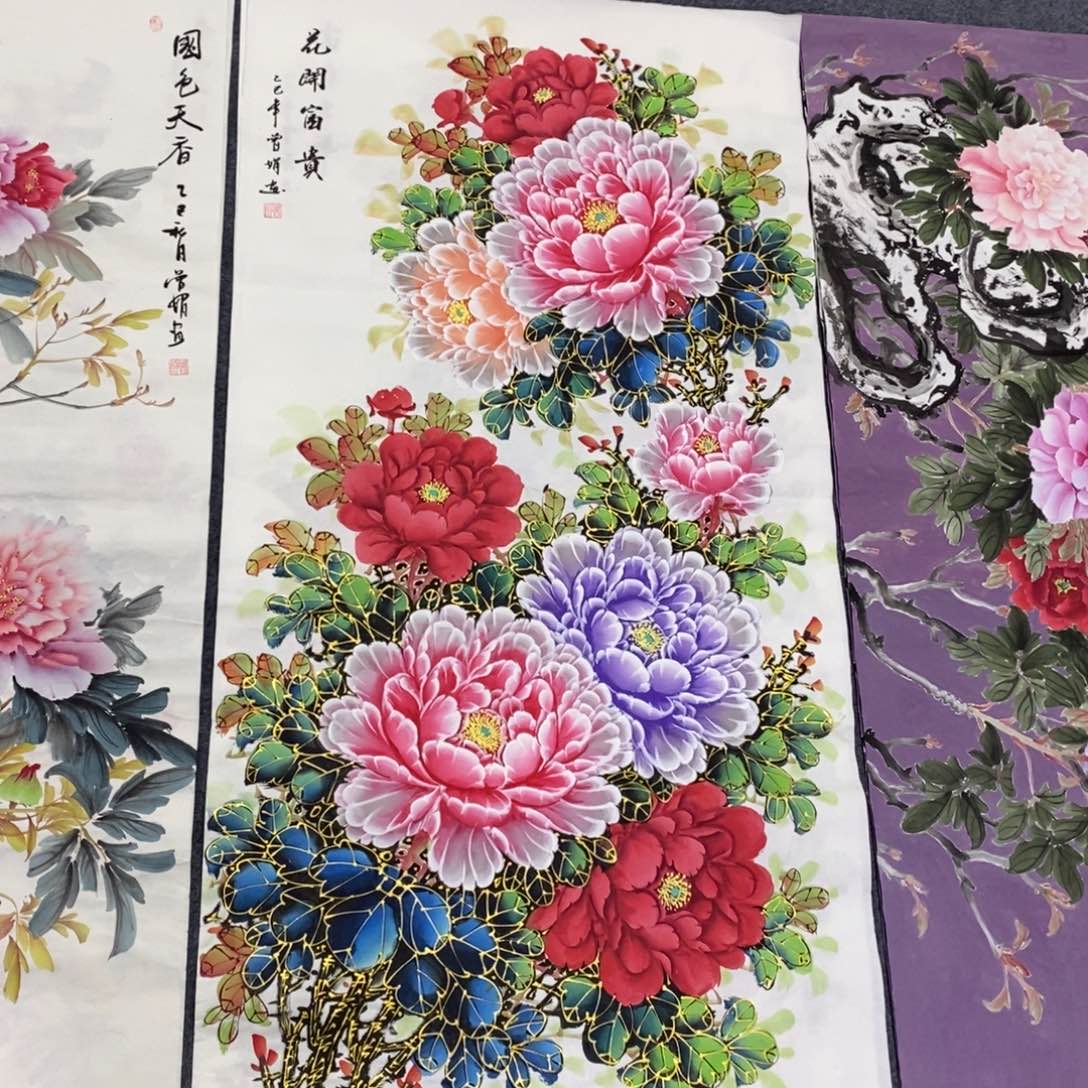 国画大*尺寸140✖️70四尺精品手绘画
