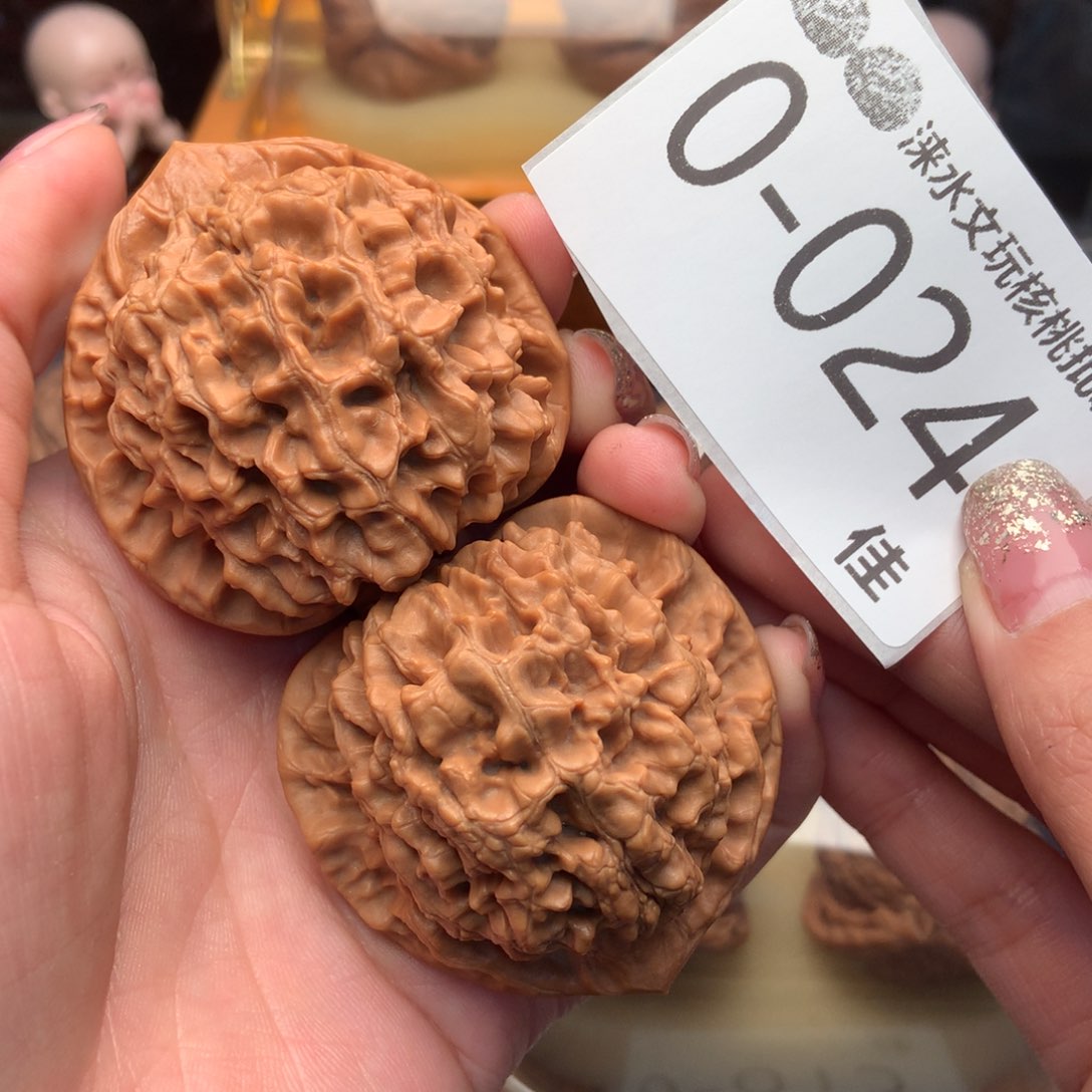 文玩核桃把件50官帽