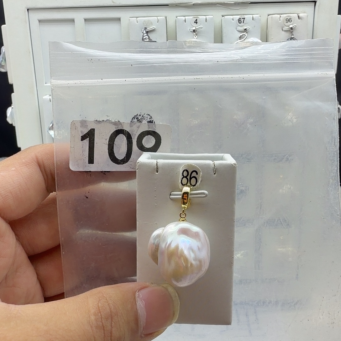 合金颈饰淡水珍珠