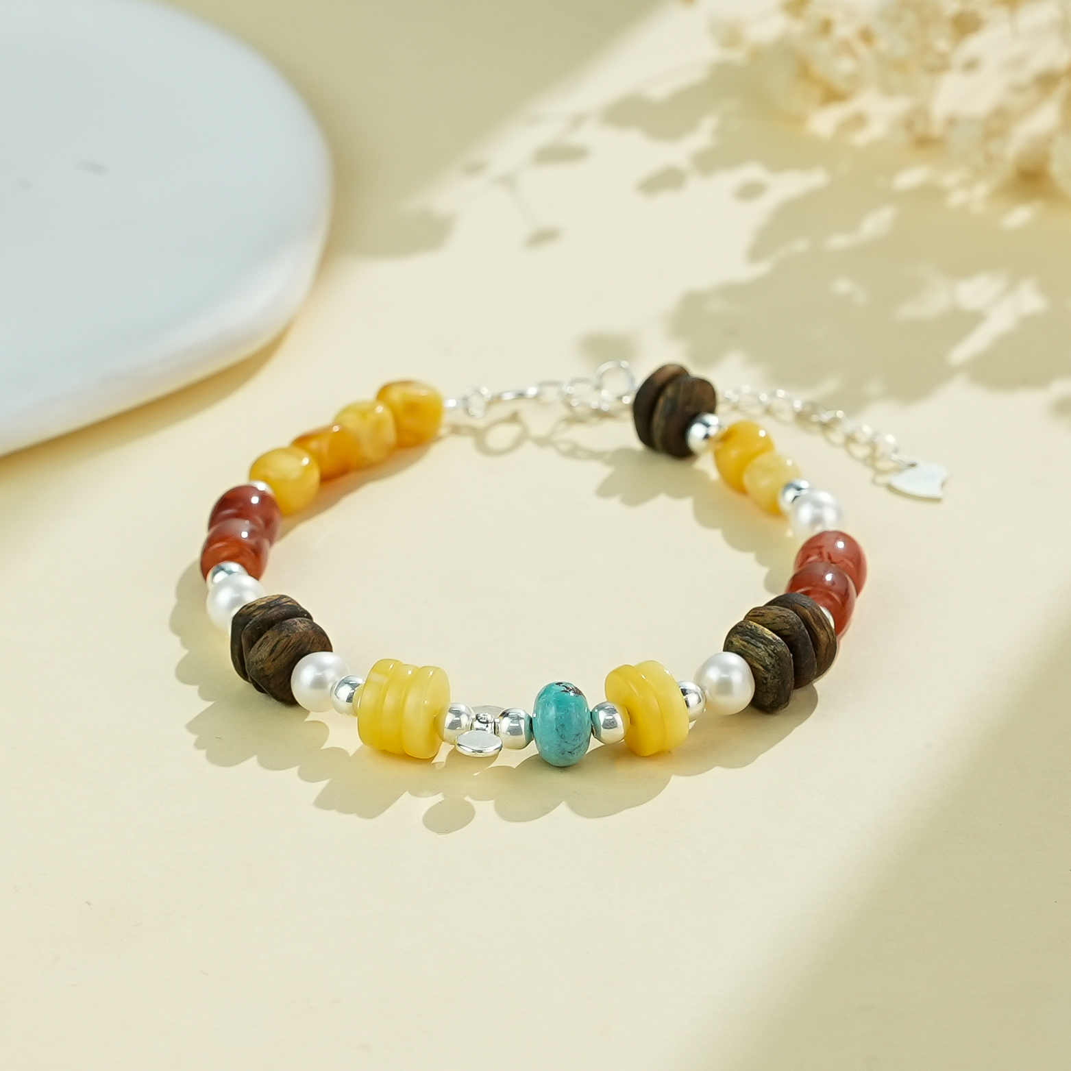 周西西精美珠宝蜜蜡多宝手链4mm轻奢时尚百搭多样性发货20392