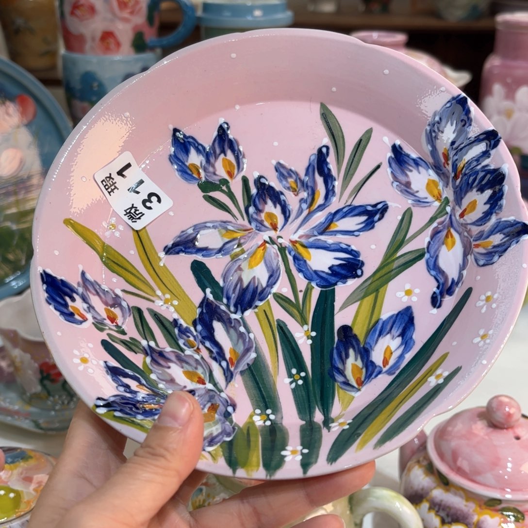 景德镇手绘高温釉下彩陶瓷茶具