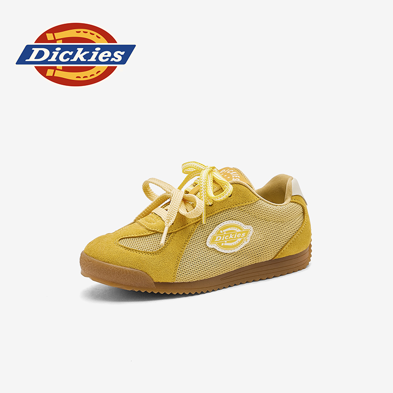 Dickies复古运动鞋2025夏季新款软底防滑耐磨德训鞋透气网鞋