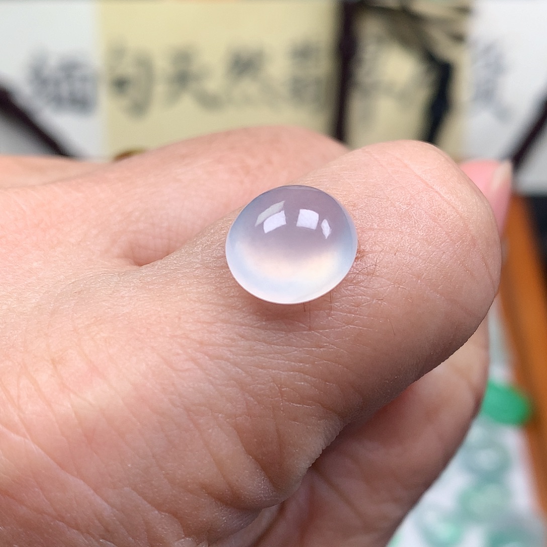 翡翠裸石缅甸天然A货翡翠冰种蛋面