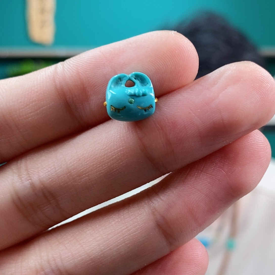 绿松石珠宝奇石未镶嵌