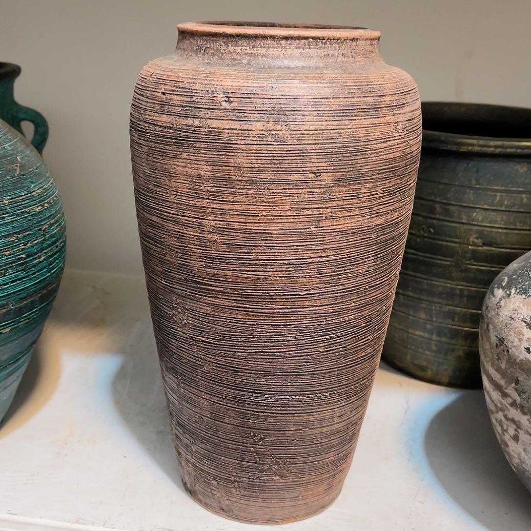 红陶无孔无孔口径10高度28