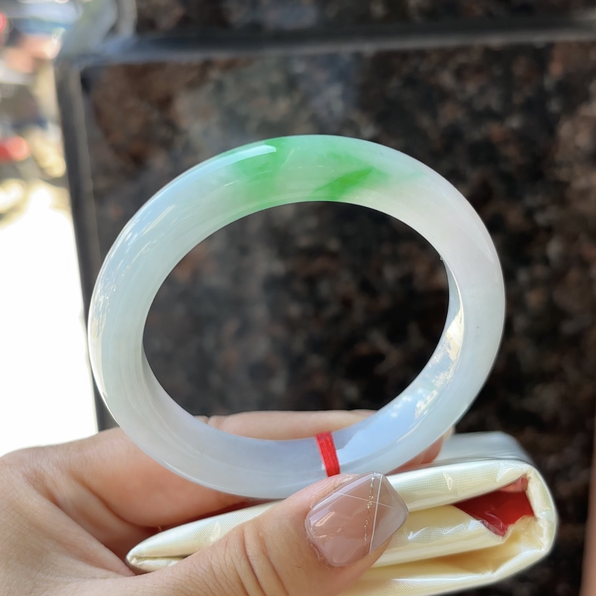 K（上新）五十七圈口翡翠A货手镯