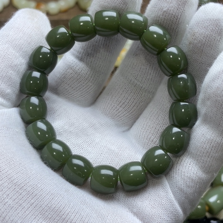 和田玉手链未镶嵌