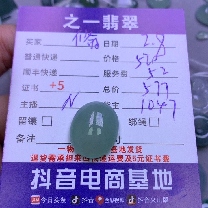 翡翠颈饰未镶嵌翛****1