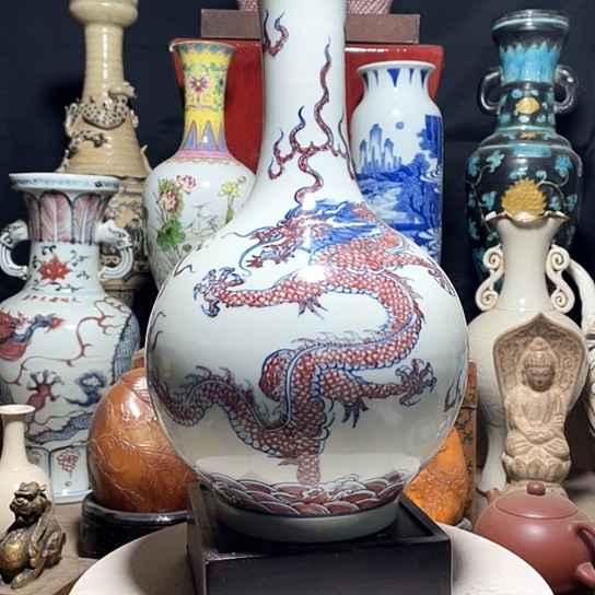 瓷片青花瓷器手工制作