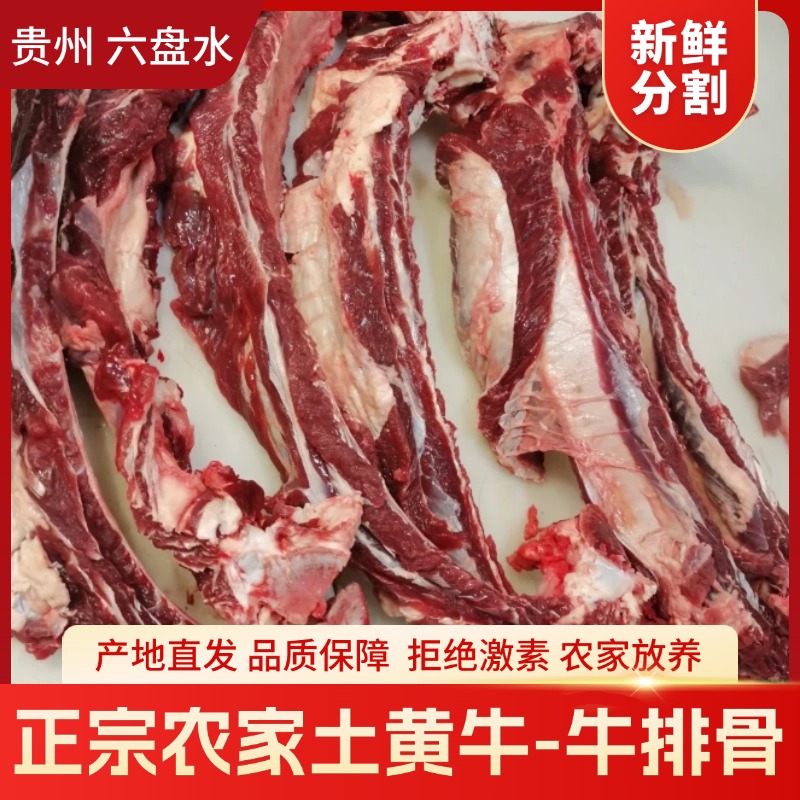 （牛排）正宗农家土黄牛新鲜牛肉本地小黄牛保鲜发货