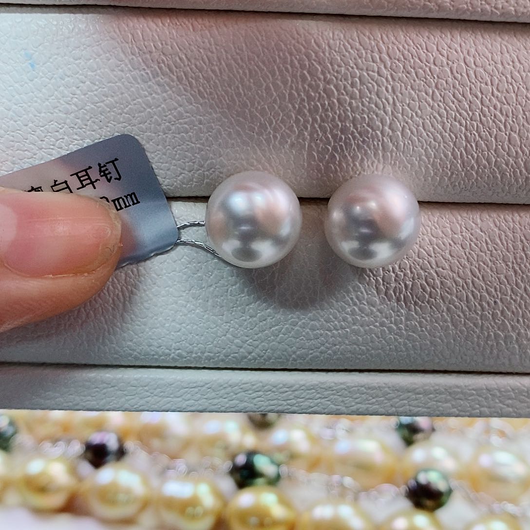 吊坠(不含链)18K金镶嵌海水珍珠11-12