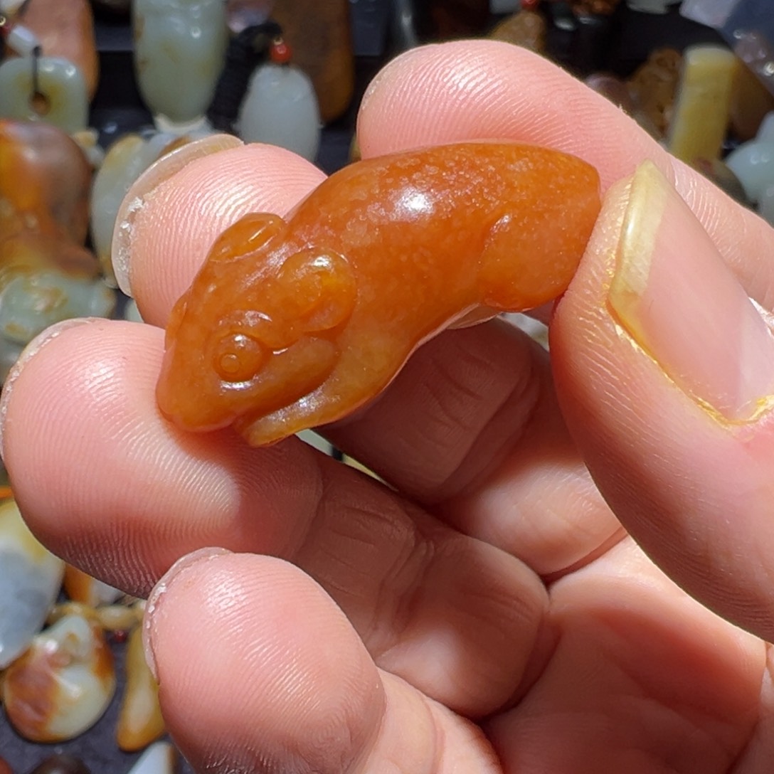 和田玉吊坠(不含链)未镶嵌