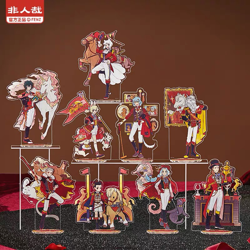 《非人哉》盛装舞步系列亚克力立牌动漫周边烫贝克光新年摆件