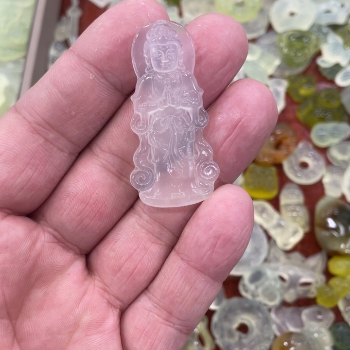 蛇纹石玉合金颈饰