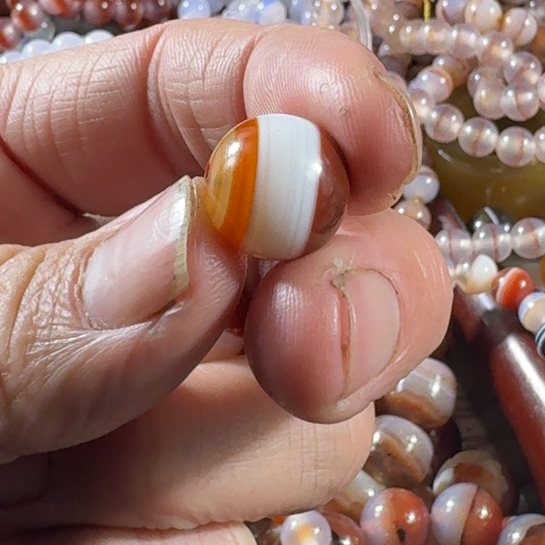 金***水玛瑙/玉髓合金手链