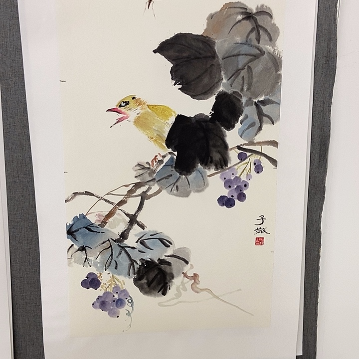 国画手写手绘作品123