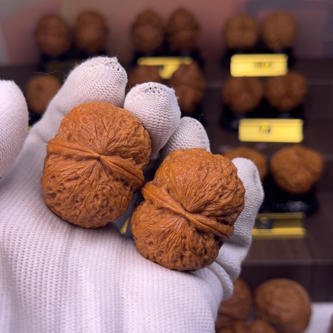 把件文玩核桃寿星头40尺