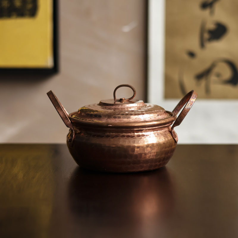 【直播专属】小砂锅老式铜(13.5厘米)（本0339）