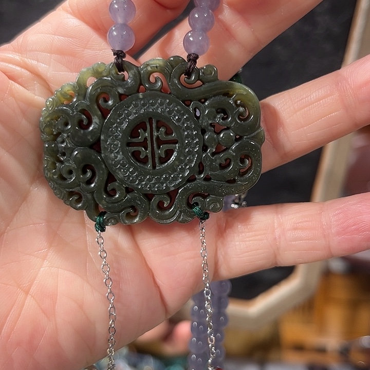 颈饰未镶嵌和田玉