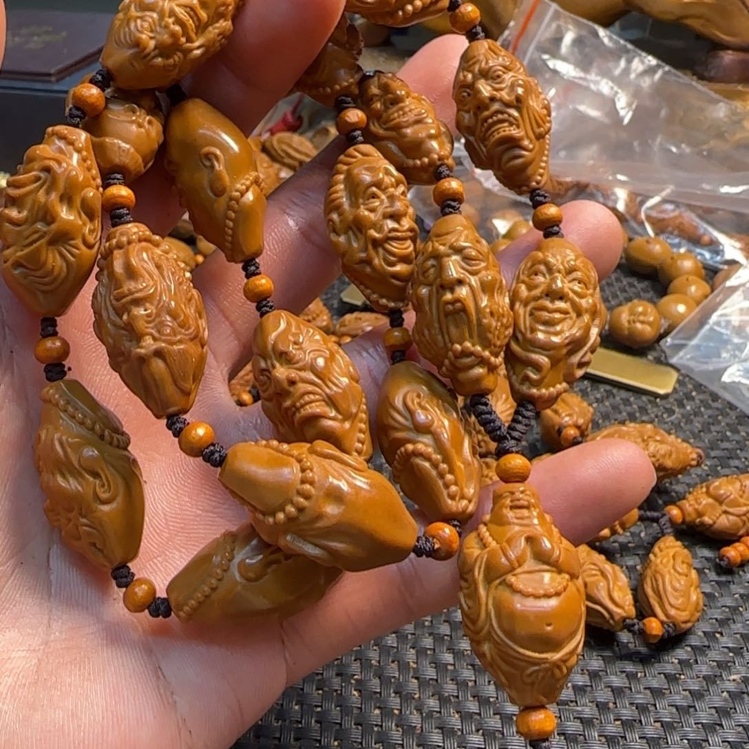 橄榄核手串/手链十八罗汉浡挂