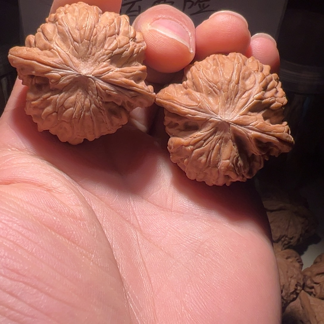文玩核桃把件40尺全品磨盘