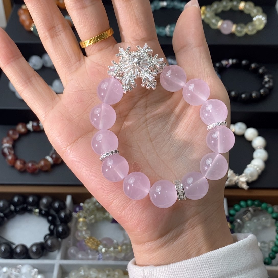 水晶手链合金水晶