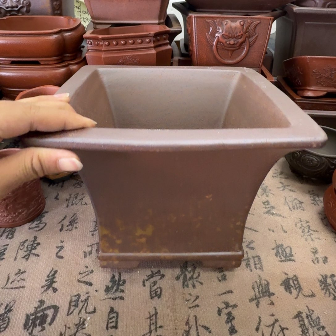 紫砂花盆宜兴紫砂正品18.5x14.5