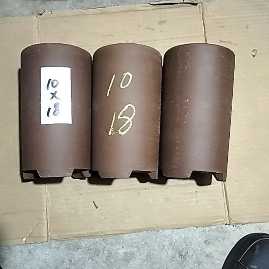 紫砂三个笔筒紫砂