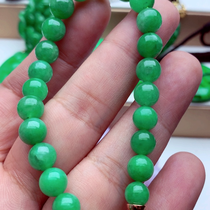 翡翠未镶嵌手链手串