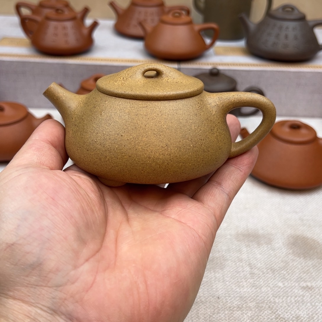 紫砂茶壶微瑕满瓢：底部变型、180cc 